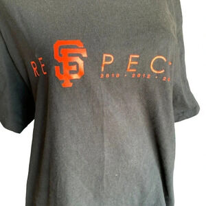 Port and Company San Francisco Giants large Respect shirt 2010•2012•2014